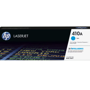 HP 410A Cyan Toner Cartridge | Works with HP Color LaserJet Pro M452 Series, HP Color LaserJet Pro MFP M377, M477 Series | CF411A